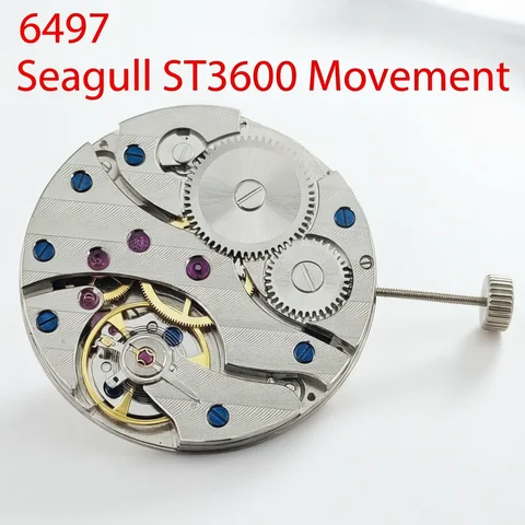 ST3600 Mechanical Movement High Accuracy  17 Jewels Replace ETA 6497 Movement for men's watch wrist watch men