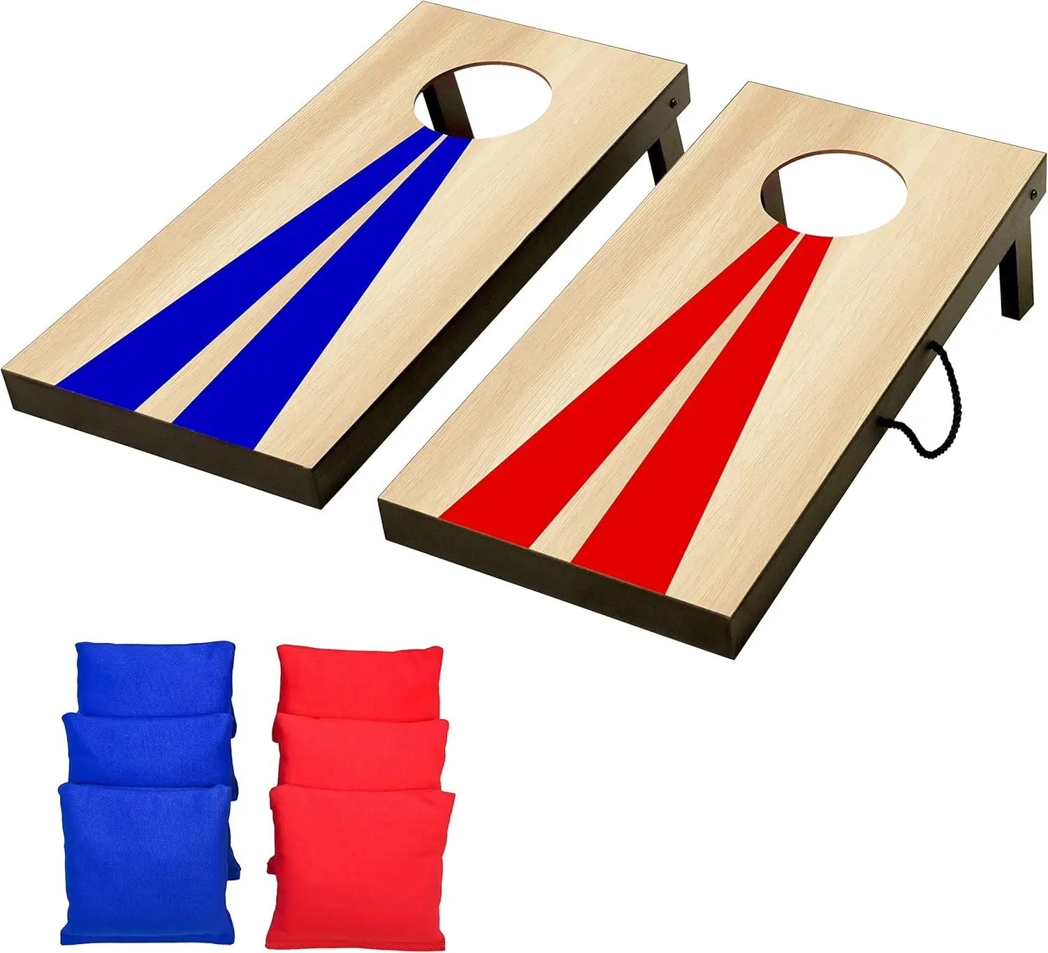 PortableCornholeGameSetwith6BeanBags-ClassicorWoodDesignsforIndoor&OutdoorFun-AliExpress26