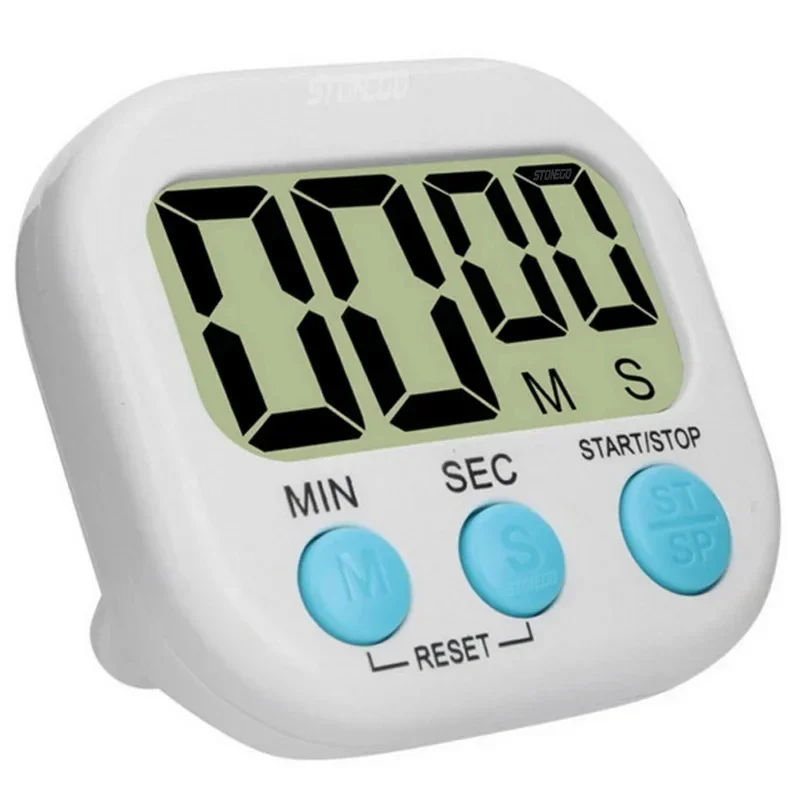 Cooking Timer Electronic Kitchen Timer Magnetic LCD Digital Count Down Up Stopwatch Loud Kitchen Cooking Shower Study Stopwatch