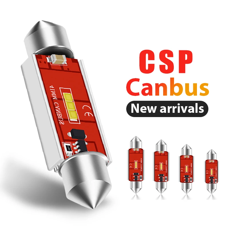 

Canbus led 31mm 36mm 39mm 41mm Festoon C5w C10W interior Light CSP chip Reading Dome Light interior lighting License plate light