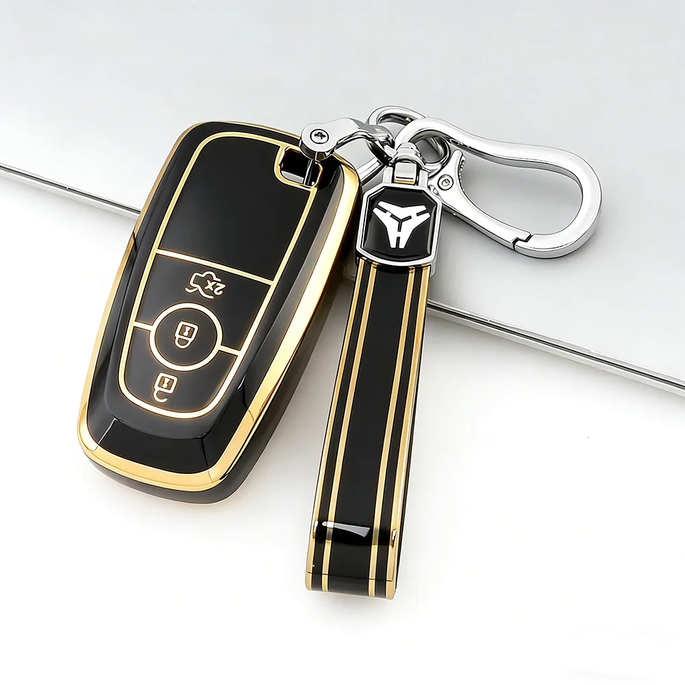3 Buttons Car Key Case For Ford Edge Fusion Mustang Explorer