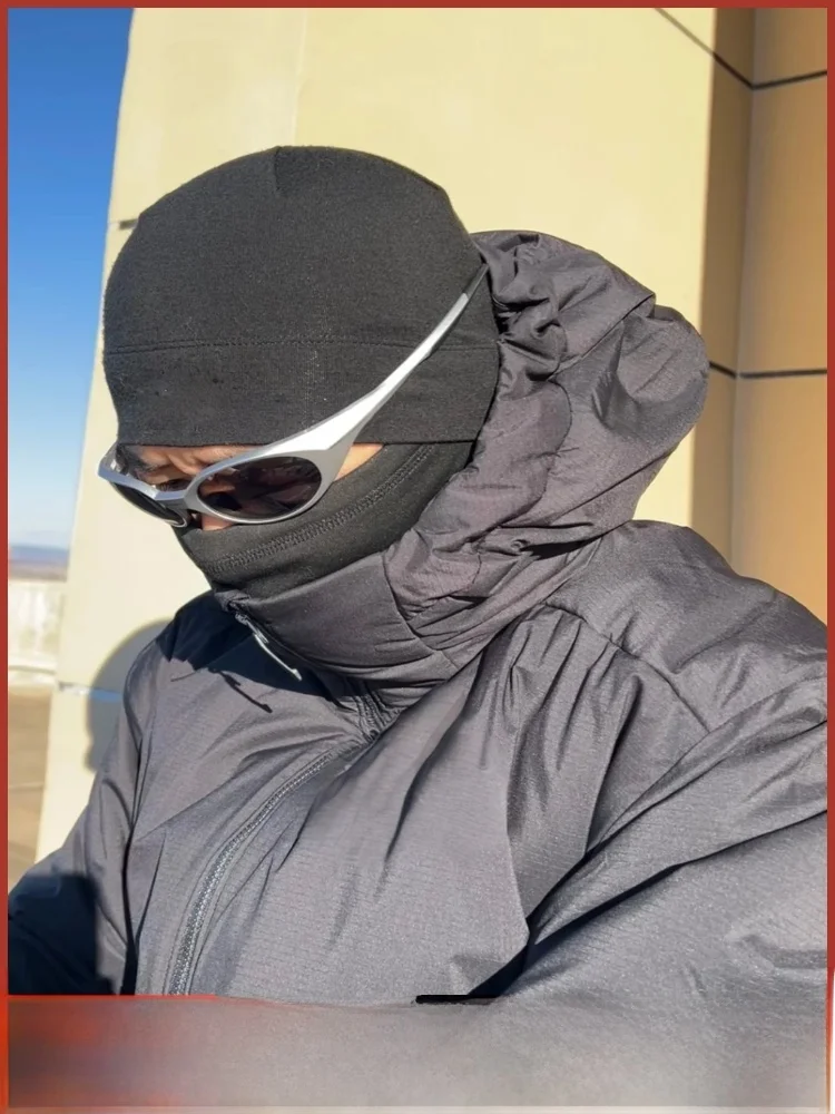 

Новое снежное легкое хлопковое джето с капюшоном, мужское уличное осенне-зимнее пальто со стойкой, наполненное полиэфирным волокном, украшенное молнией