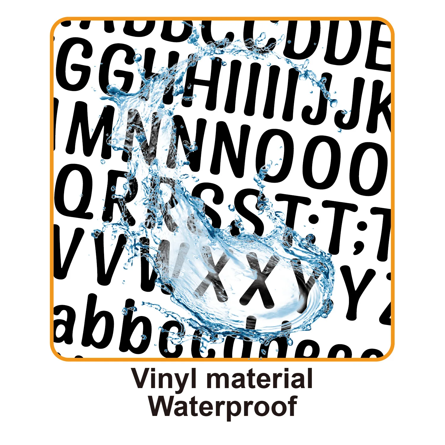 0.5 Inch Tiny ABC Letter Stickers Waterproof Self Adhesive for DIY Journal Planner Phone Case Kawaii Decor