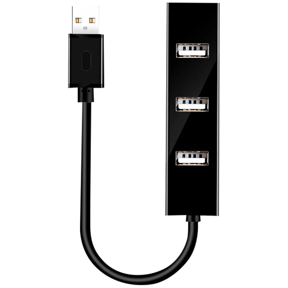 

1pc 4 Ports Usb 2.0 Hub Adapter Splitter Expansion Cable For Laptop Computer High Speed Data Transfer Compact Lightweight Usb