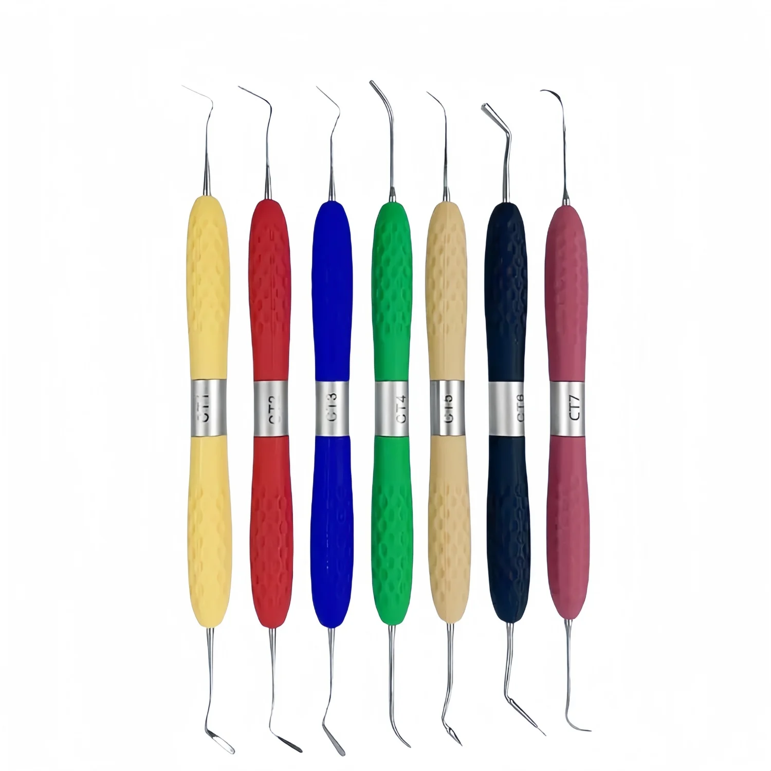 1PC Dental Resin Filled Restorative Instrument Filler Aesthetic Restoration Knife Silicone Handle Germany Steel Dentistry Tools