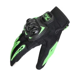 Guantes de motocicleta con pantalla táctil, guantes transpirables de dedo completo para carreras, protección para deportes al aire libre, equitación, Cross Dirt Bike