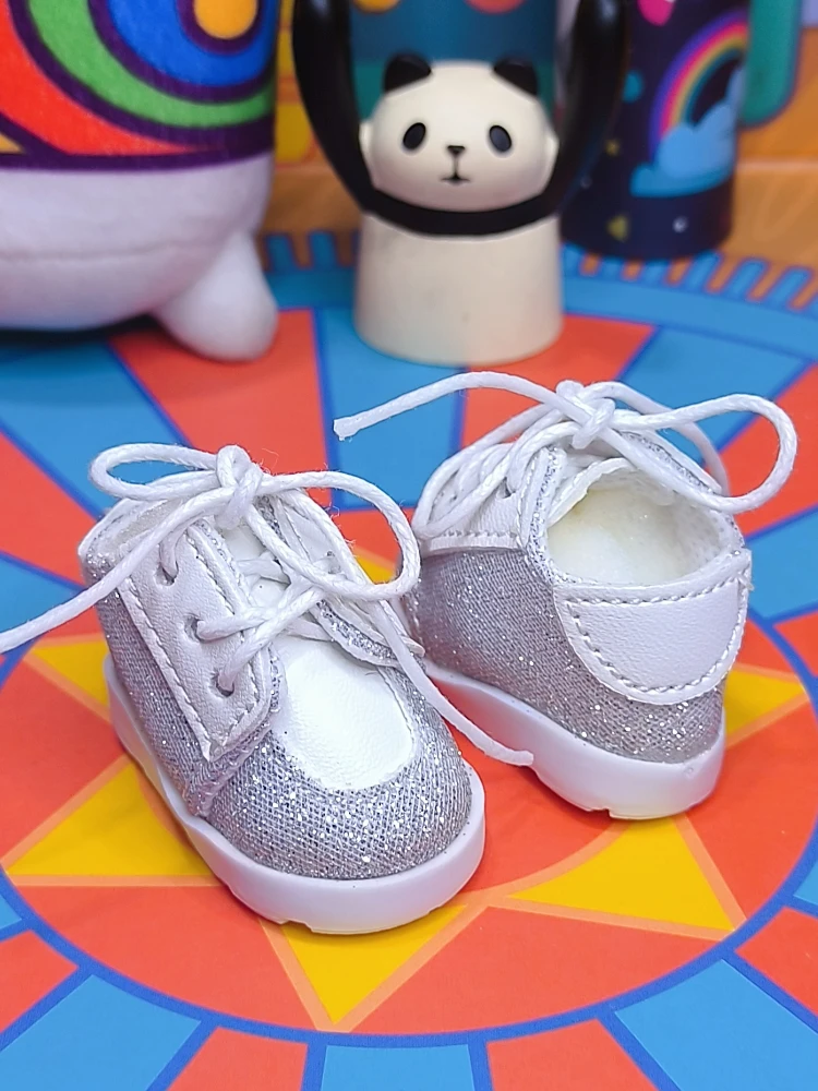 

4.8cm Mini Dolls Fabric Shoes For Ball-jointed Doll Accessory Boots for Cute Bjd Toy 1/6 Accesories for Girls Gifts for Children