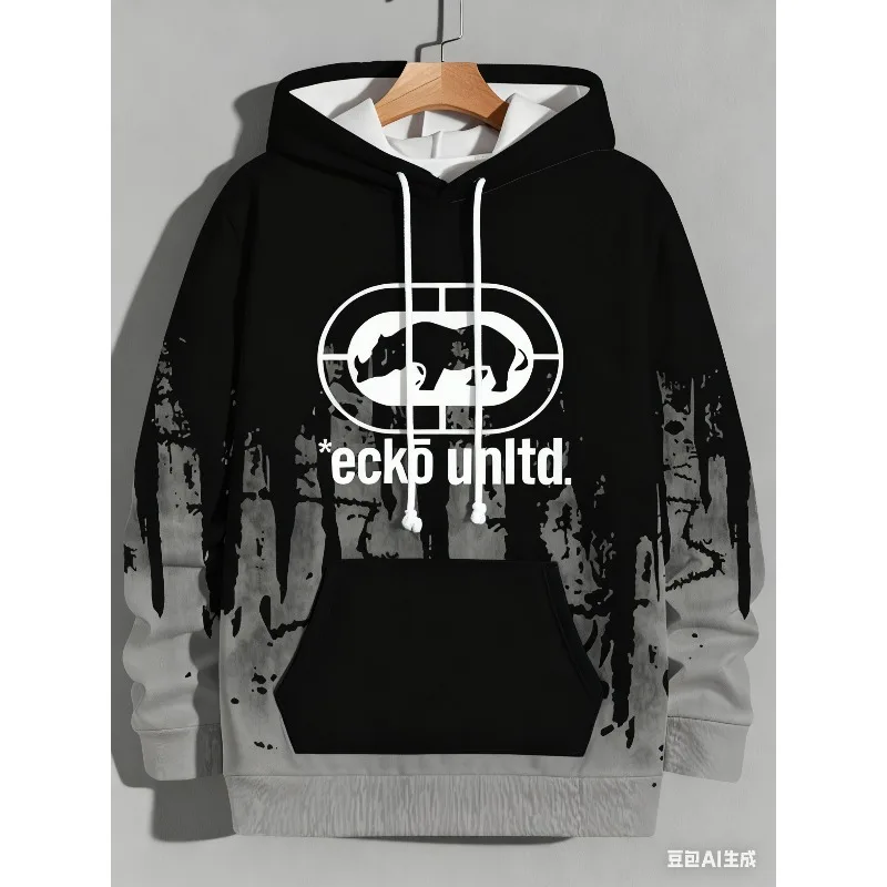 

Модный и уличный стиль, рок-то, если вы носите его! Толстовка с 3D-принтом Rhino, темные граффити в стиле хип-хоп