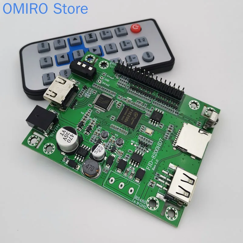 

MCU Serial Port Control Video Playback Board Lossless 1080p HD Decoding HDMI Exhibition Hall Advertising