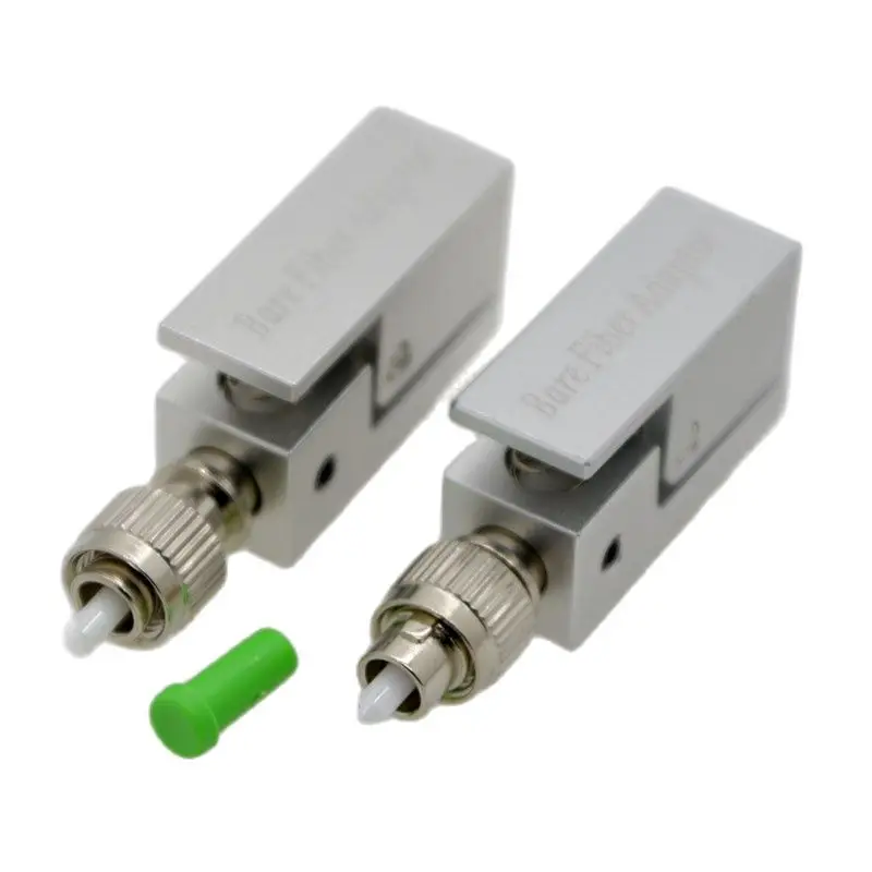 10PCS New Hot Optic Fiber Connector FC Square Bare Adapter Flange Temporary OTDR test Coupler Special Wholesale