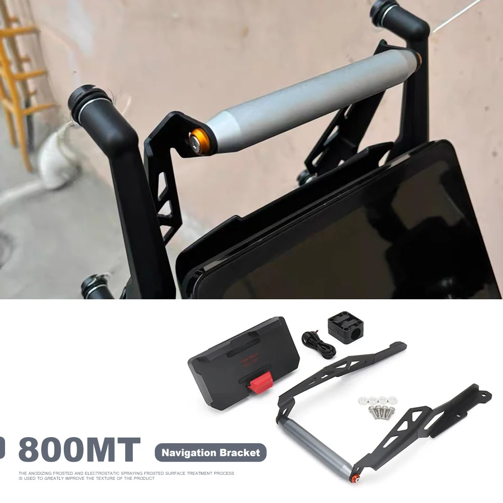 

New Fit For CF MOTO CFMOTO 800MT 800mt 800 MT 2023-2025 2024 Motorcycle Accessories GPS Mount Phone Holder Navigation Bracket