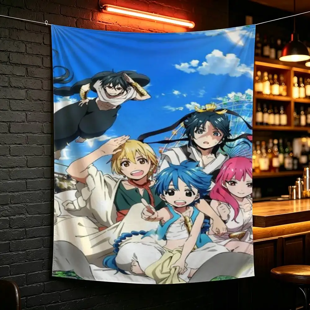 Anime Magi The Labyrinth flag For Camping Party Picnic Studio Booth Background Wall Interior Decoration Banner