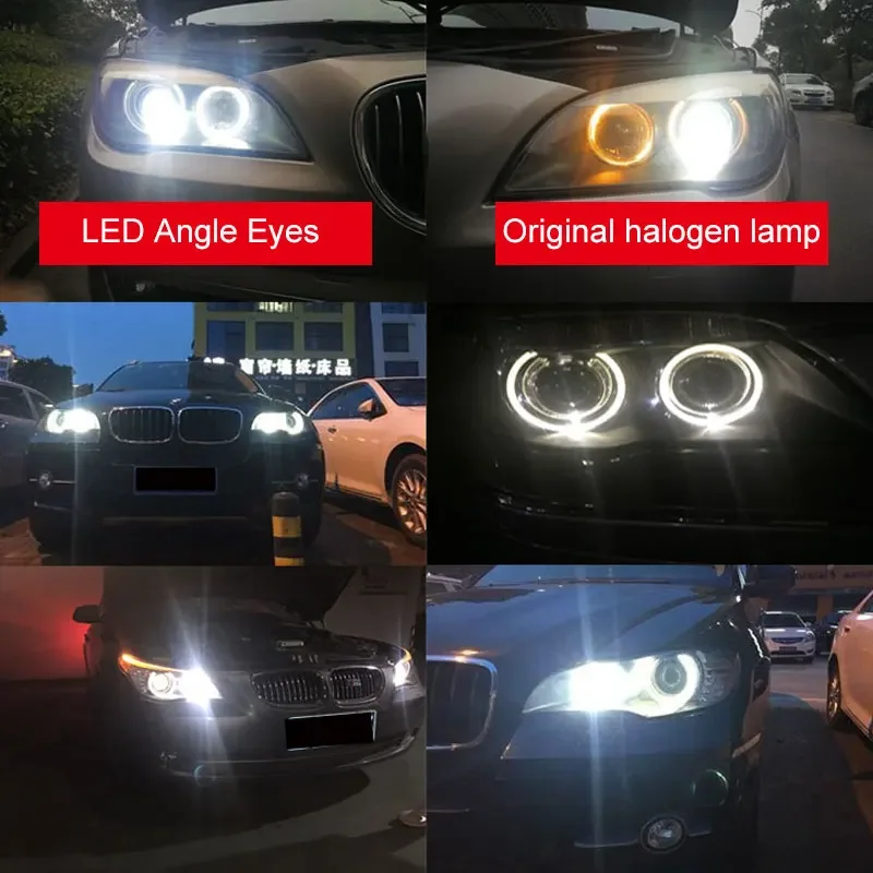 

2 шт. светодиодные габаритные лампы с кольцом «ангельские глазки» для BMW 3-й серии E90 E91 E92 E93 328i 328xi 335d 335i Z-серии E89 Z4 2009-2011