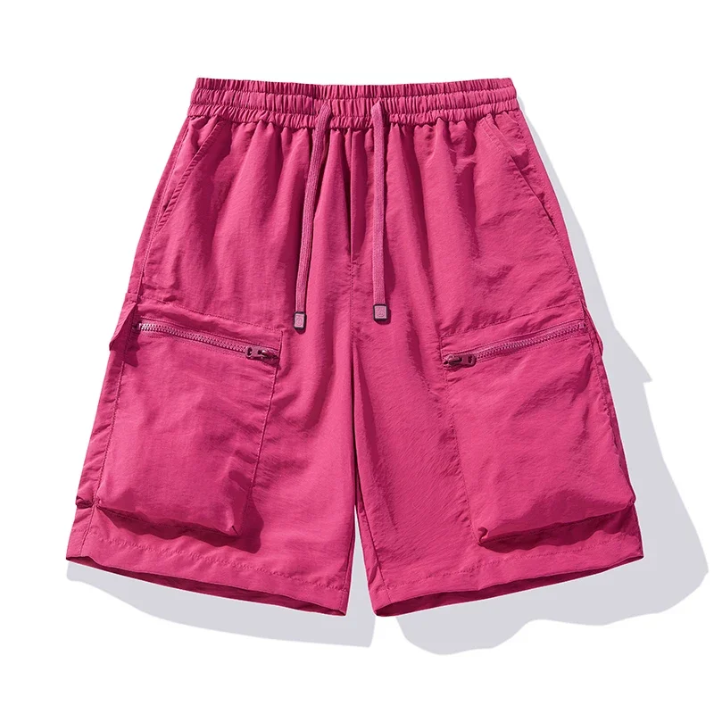

Casual Bermudas Shorts High Elasticity Breathable Shorts Male Shorts Summer Breeches Cotton Men Hong Kong Style Beach Shorts