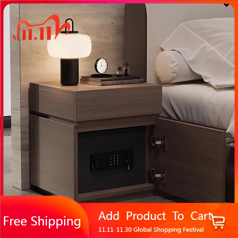 

Luxury Drawers Nightstand Bedroom Mobile Cabinets China Bedside Table Decor Trendy Organizer Mesitas De Noche Home Furniture