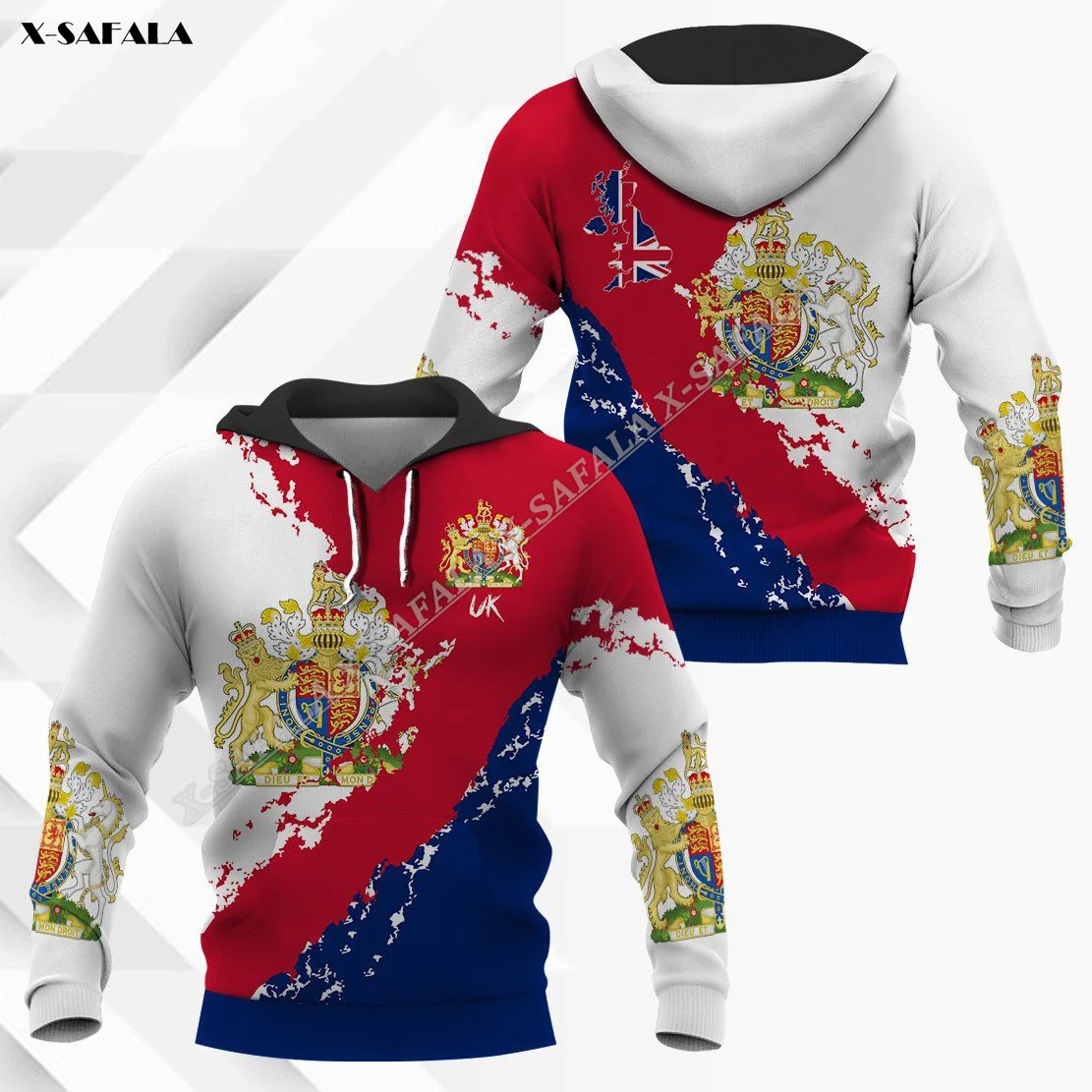 

British UNITED KINGDOM SKULL FLAG England UK 3D Print Hoodie Men Pullover Sweatshirt Hooded Jersey Tracksuits Outwear Shirt