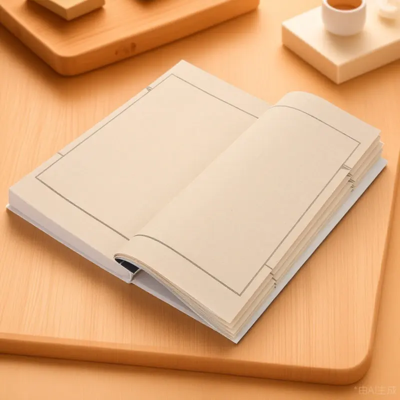 

1 Book High Quality Xuan Paper Calligraphy Rice Paper for Writing Practice Blank Sheets with Standard Grid for Beginners Home