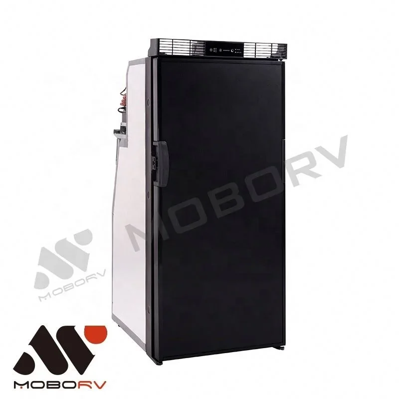 2023 Hot Sale MOBORV RV Appliances Motorhome Part Camper Van Conversion 12V DC Slim Compressor Fridge Freezer 92L Refrigerator