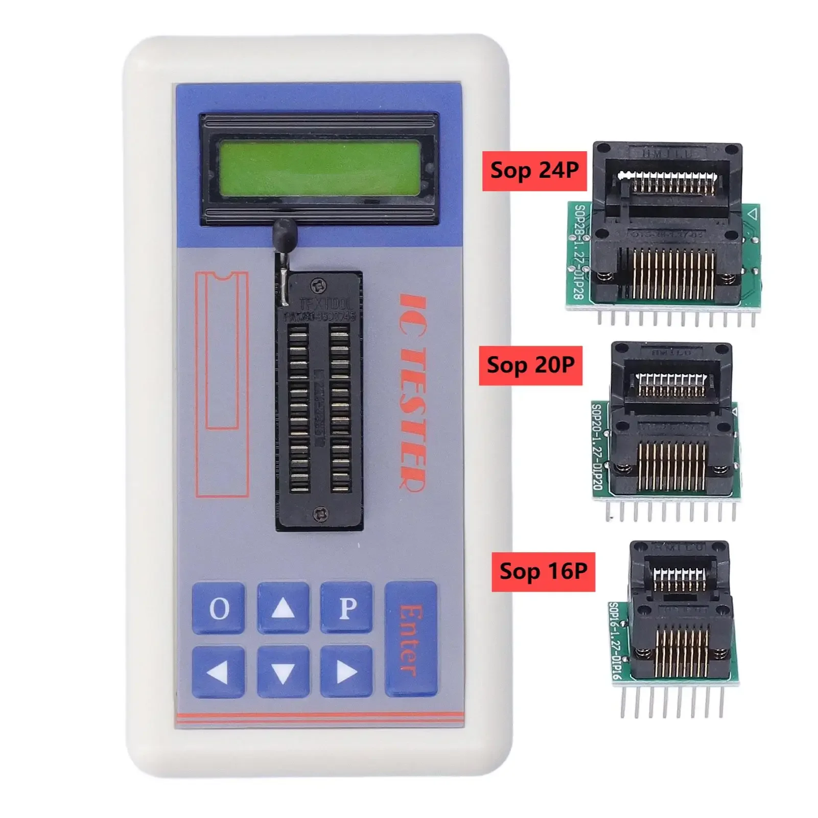 TSH‑06F Integrated Circuit Tester IC Transistor Meter with 5V 3.3V AUTO Modes for Microelectronics Engineers Transistor Tester