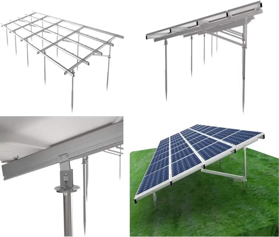 SunX-Tech solar panel mounting frame, China solar panel triangle bracket, ground solar panel aluminum structure bracket mounting