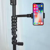 Universal Lazy Phone Stand Gooseneck Holder Flexible Desk Support Table Clip Bracket for Mobile Phones IPad Arm Stents Kickstand