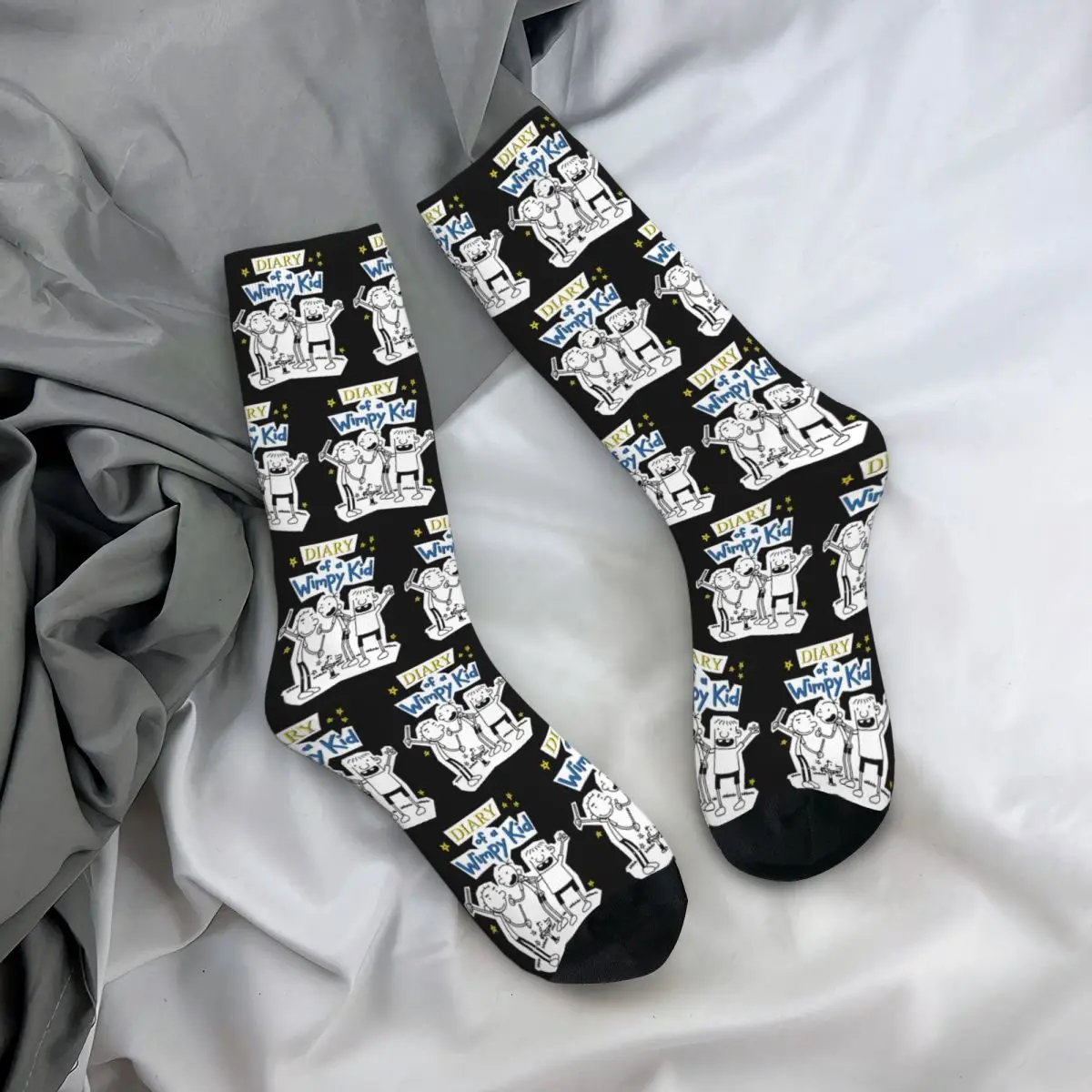 

Всесезонные чулки для экипажа, дневник слаба, детские групповые носки, сумасшедшие длинные носки в стиле хип-хоп для мужчин и женщин, рождественские подарки