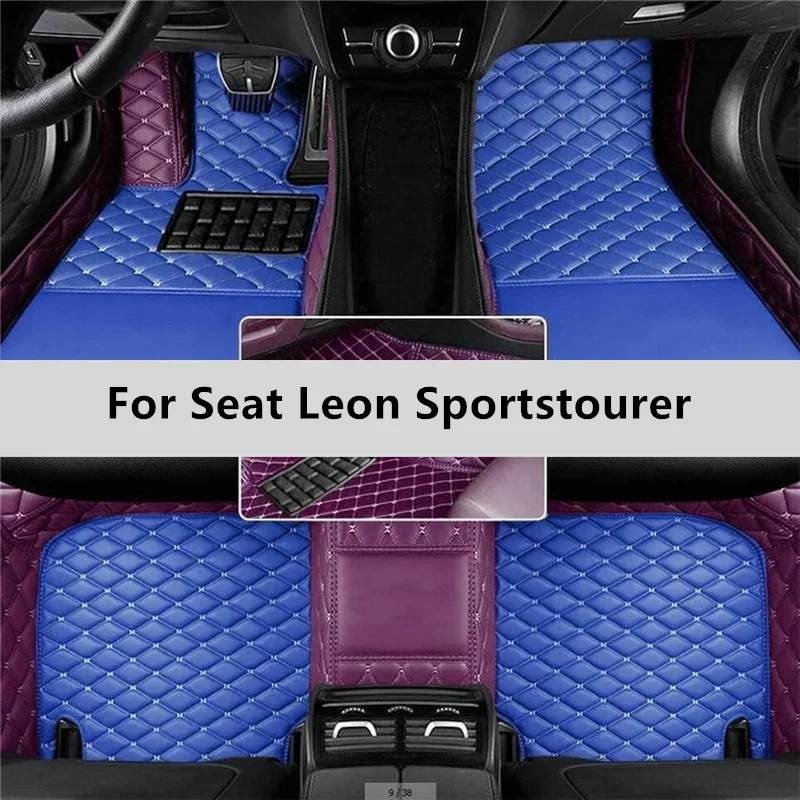 

Автомобильные коврики на заказ для Seat Leon Sportstourer 2024 2025 2026, коврик для автомобиля, аксессуары для мужчин и женщин, аксессуары для интерьера