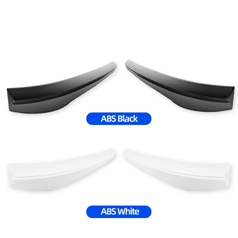 For Tesla Model 3 Car Front Bumper Corner Anti-Collision Strip ABS Front Bar Protective Cover Trim Decoration Accessories Refit