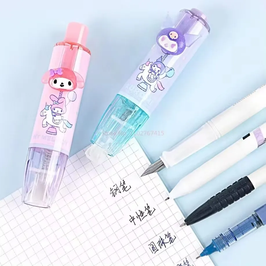 9/18pcs Sanrio press correction belt anime cute Kurome Melody cartoon student correction special stationery supplies gift