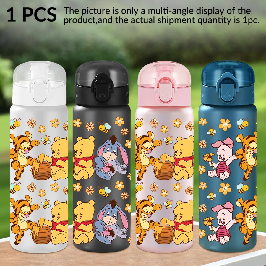

1Pc Disney Winnie the Pooh Tigger pattern 26oz plastic water bottle outdoor sports water cup birthday/homecoming gift