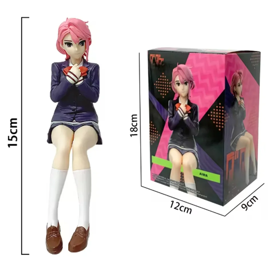 새로운 애니메이션 단다단 아야세 모모 시라토리 에이라 앉은 자세 S.H.Figuarts 변형 조립 PVC 모델 장난감 액션 피규어 선물