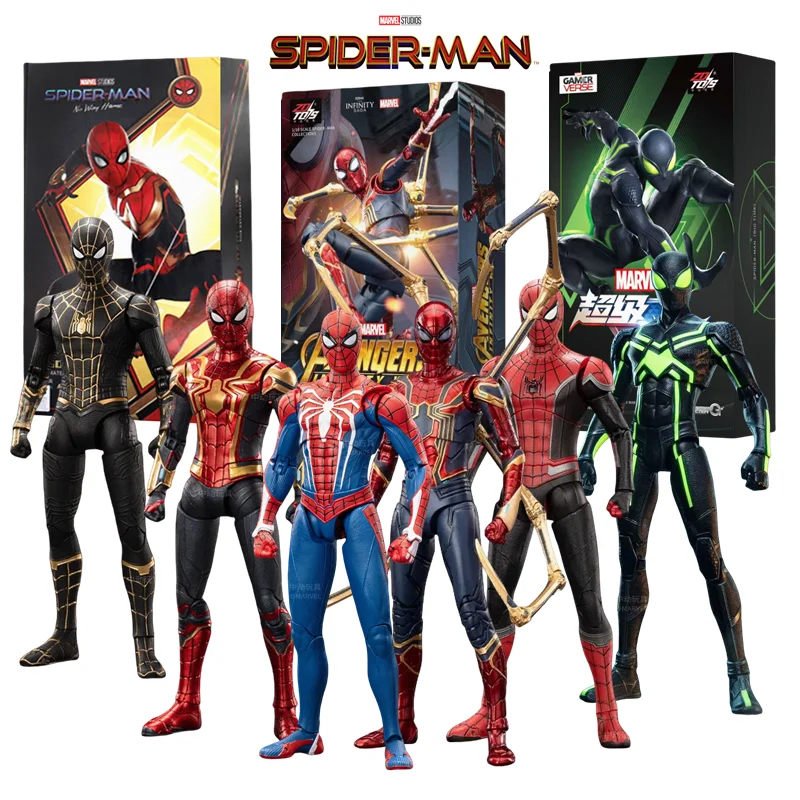 

ZD Toy Marvel Legends Avengers Spider Man Advanced suit 1/10 Iron Spider Peter Parker Model Action Figure Adult Collection Toy