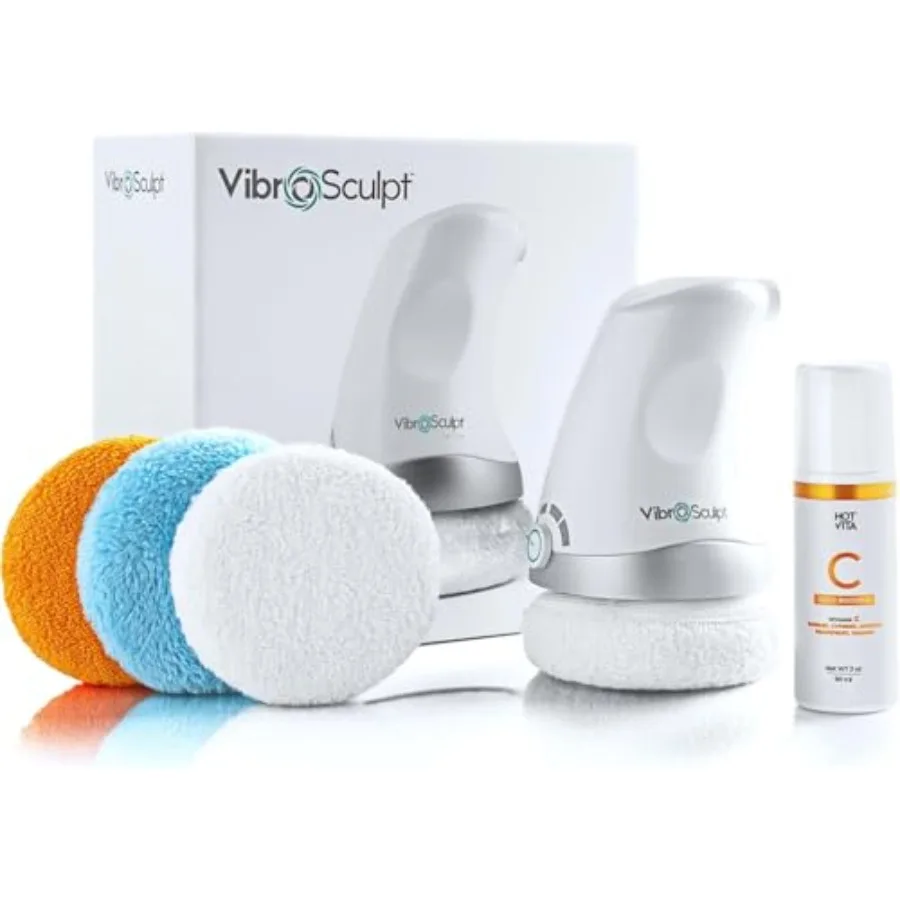 

Массажер для лимфодренажа живота и ног, силиконовый массажер для тела с профессиональными насадками + масло с витамином С, средство для уменьшения целлюлита