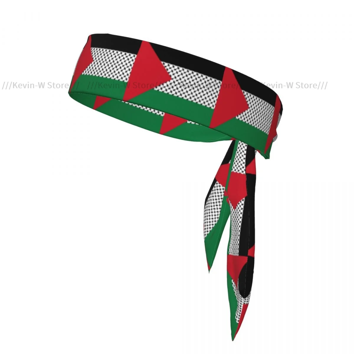 Head Tie Sports Headband Palestine Flag Athlete Sweatbands Head Wrap For Working Out Running Yoga