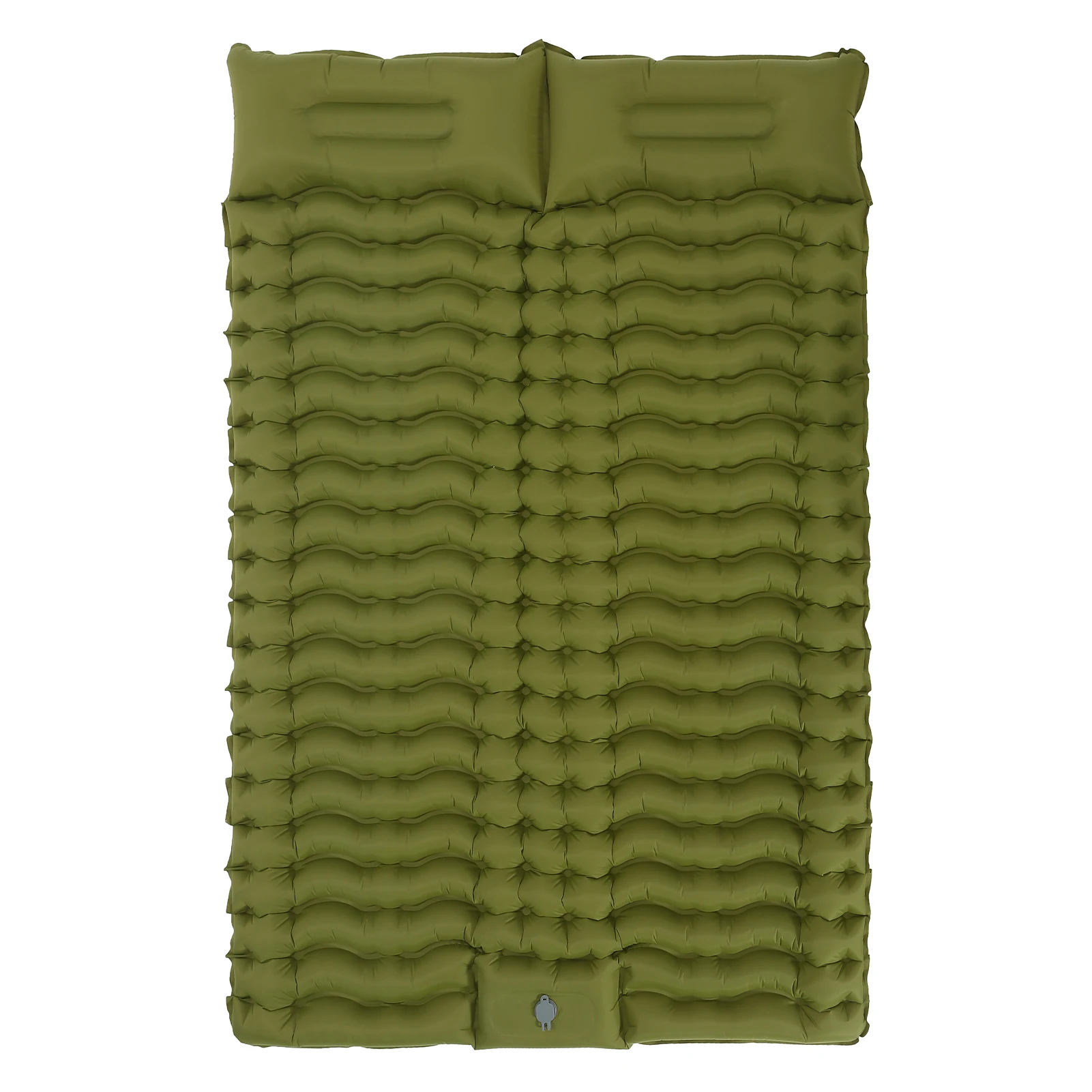 

Camping Sleeping Pad 4" Thick for 2 People 3D Corrugated Beach Moisture-proof Pad Inflatable Sleeping Mat for Hiking Tent