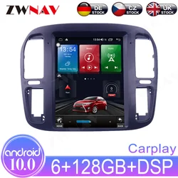 Android 13 Car Radio For Lexus LX470 For Toyota LC100 1992-2002 Multimedia Carplay Audio Player Stereo GPS Auto Navi Head Unit