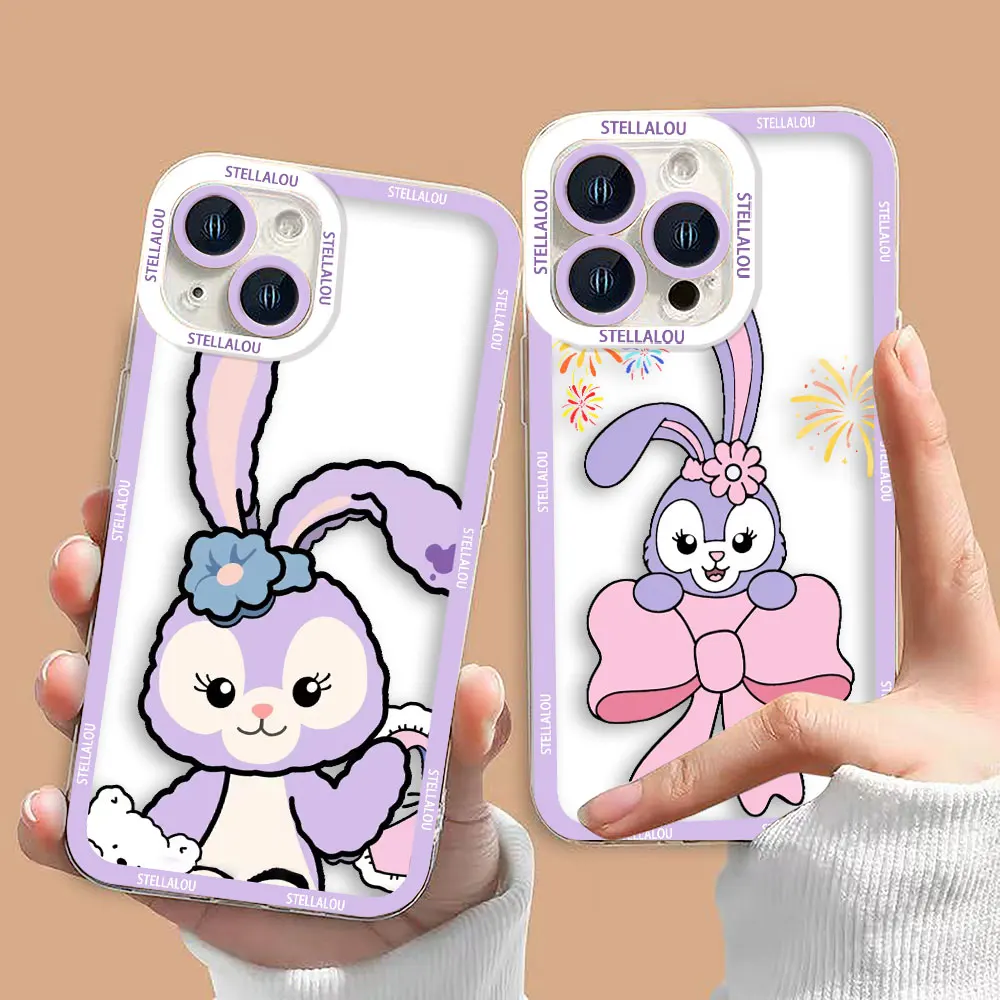 Disney StellaLou Cartoon Clear Case For Infinix HOT 40 30 30I 20 20I 20S 9 12 12I 11 11S 10 10I 10S PLAY 20 30 SPARK 10 20 Case