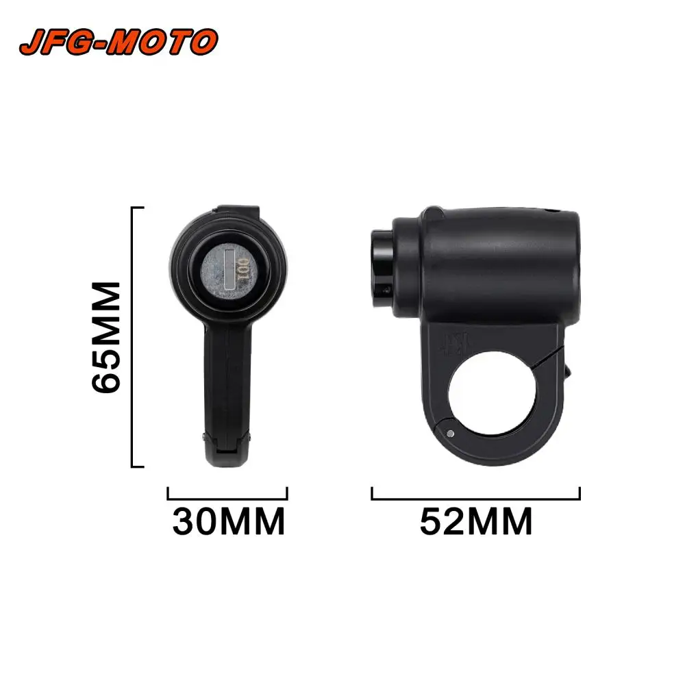 Aluminum Motorcycle Handlebar Mount Switch Push Button Sleeve Lock Headlight Turn Off Switch For GT73 GT 73 Electric Motocross