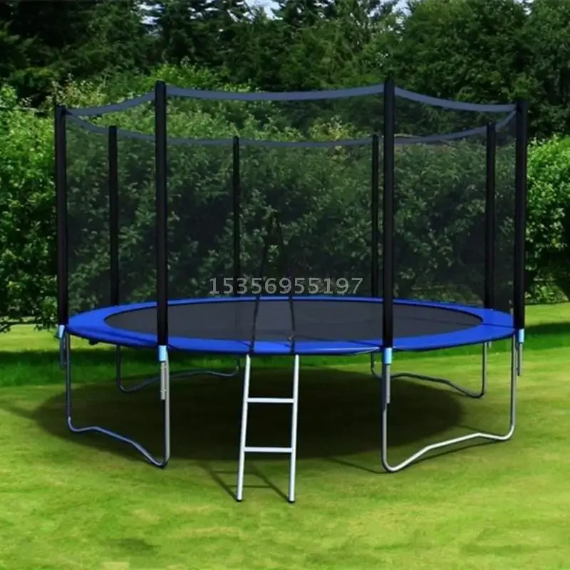 Children's household indoor trampoline Kindergarten Large trampoline Adult outdoor commercial bounce bed with protective net