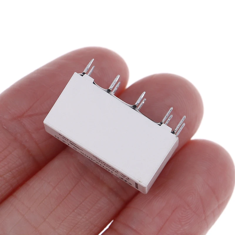 12V Coil Bistable Latching Relay DPDT 30VDC 2A 1A 125VAC HFD2/005-S-L2-D Realy 0.79*0.39*0.39inch