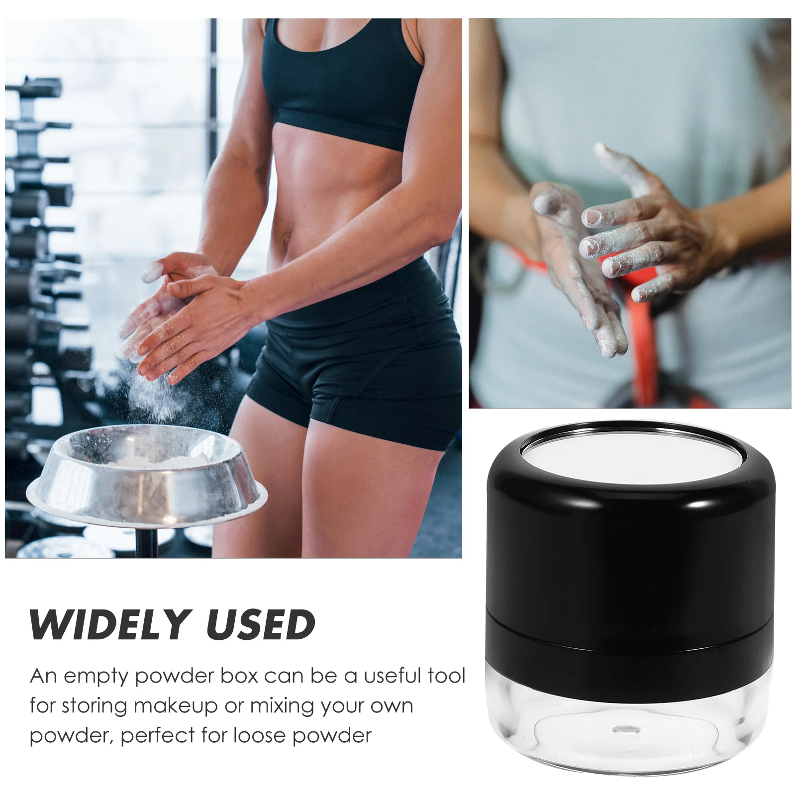 

Box Airtight Container for Loose Powder Glitter Blush Reusable Travel Jars Mini Body Butter Boxes Dusting Talc