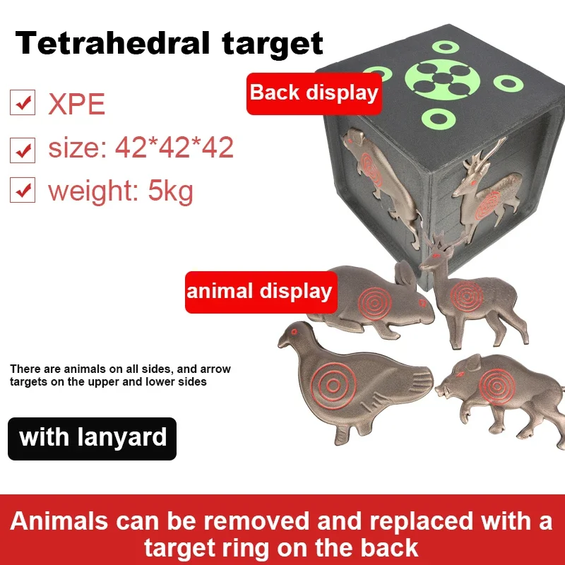 3D Archery Boar Target XPE Foam Self Healing Wild Boar Animal Target for Bow Arrow Shooting Practice Outdoor Hunting Training