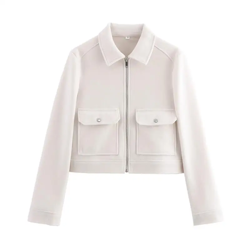 แจ็คเก็ตผู้หญิง ฤดูใบไม้ร่วง 2025 เสื้อโค้ทใหม่ สไตล์เก๋ อุ่น ฤดูหนาว เสื้อแจ็คเก็ตผู้หญิง แฟชั่นสตรีท วัยรุ่น สง่างาม แขนยาว เสื้อคลุม