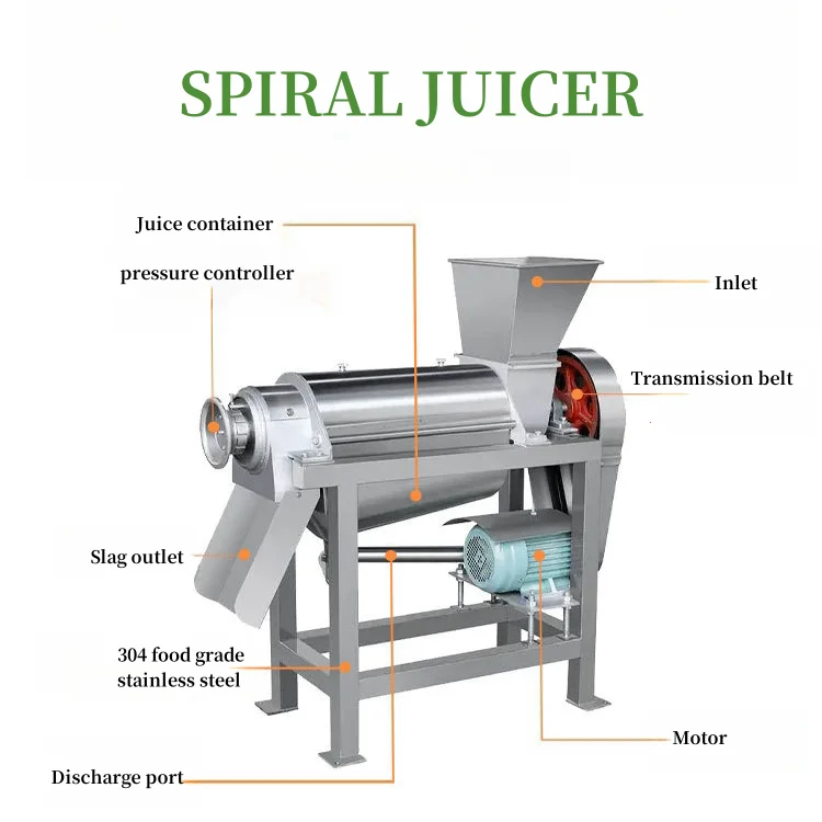 Fruit Seed Pulp Extraction Machine Pulper Finisher Destonings and Pulp Separation for Sale