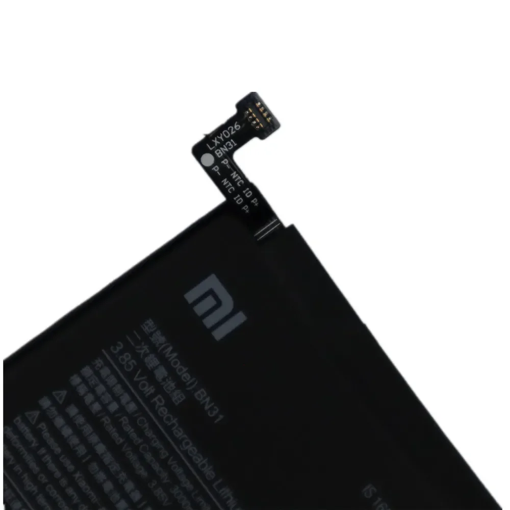 2024 Years BN31 Original Battery For Xiaomi Mi 5X Mi5X A1 MiA1 Redmi Note 5A / 5A Pro Redmi Y1 Lite S2 3000mAh Phone Batteries