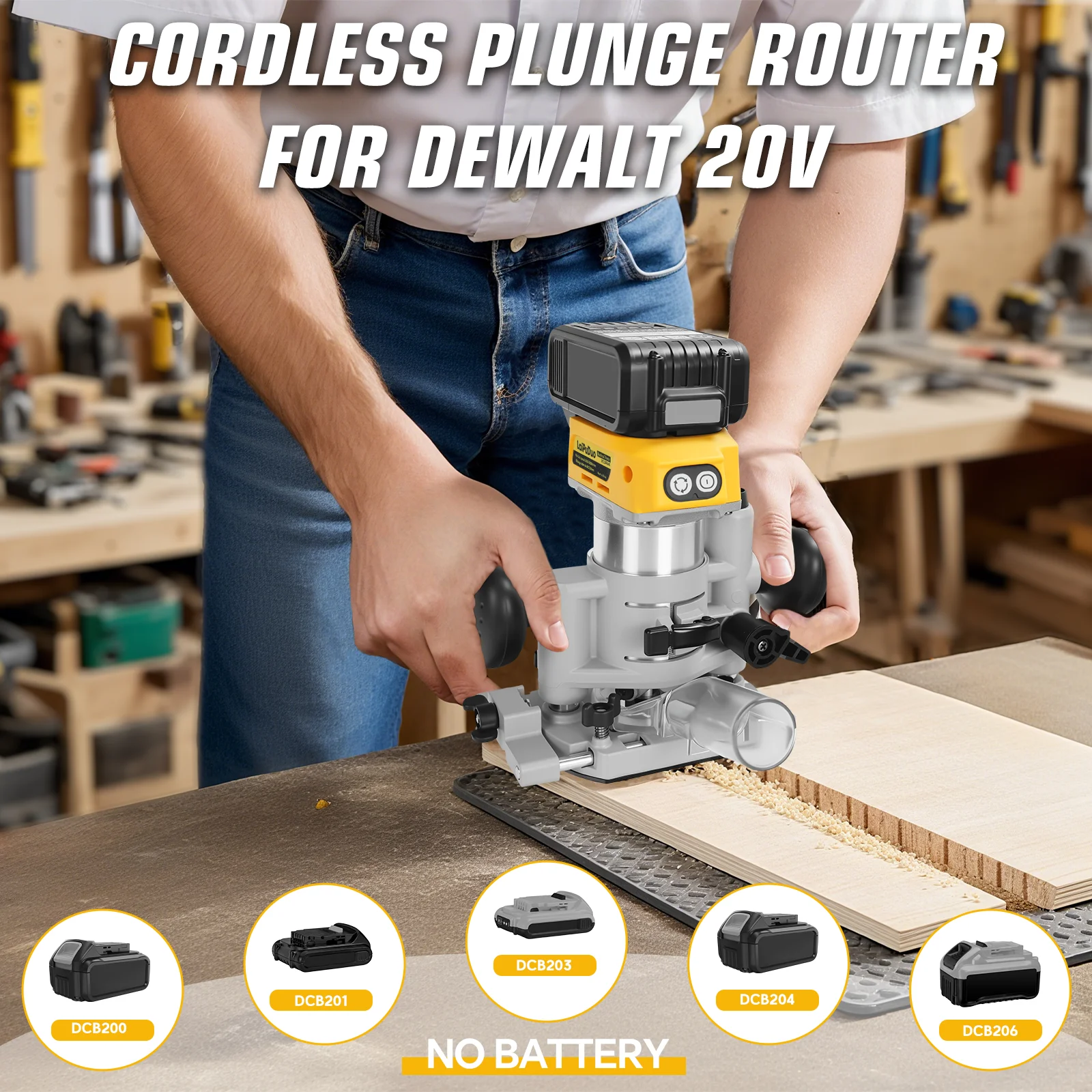Brushless Wood Router Wood Tri - Woodworking Usa recension och pris