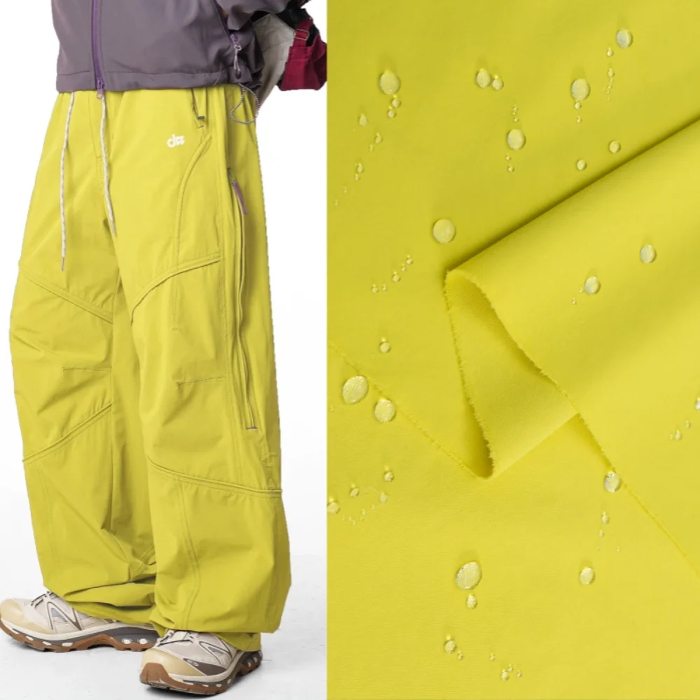 

Эластичная нейлоновая ткань спандекс с четырехсторонней эластичностью, дышащая, водонепроницаемая, для пошива брюк, верхней одежды, дизайнерская ткань для рукоделия