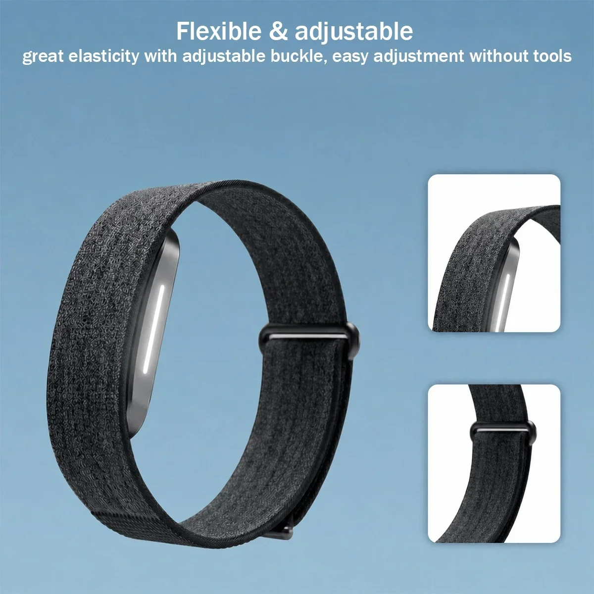 Replacement Strap for Hume Band 2.0 Adjustable Breathable Band Sport Wristband Braided Loop Bracelet Fitness Tracker Accessories