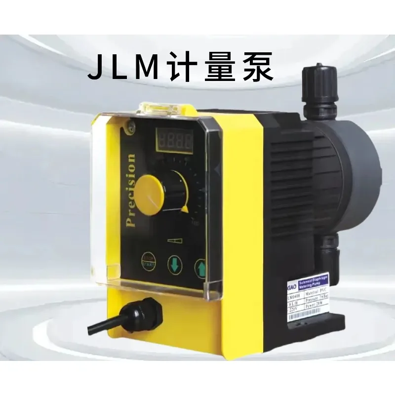 JLM Series Electromagnetic Metering Pump Adjustable Dosing Pump Acid and Alkali Corrosion Resistant Sewage Treatment Small Pump