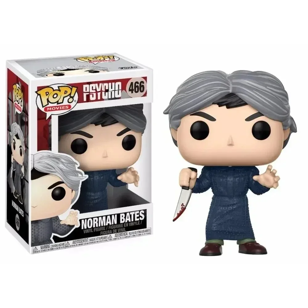 Funko pop Películas Psico Norman Bates 466 #   Figuras de juguete de acción modelo juguetes de figuras de vinilo de Pvc